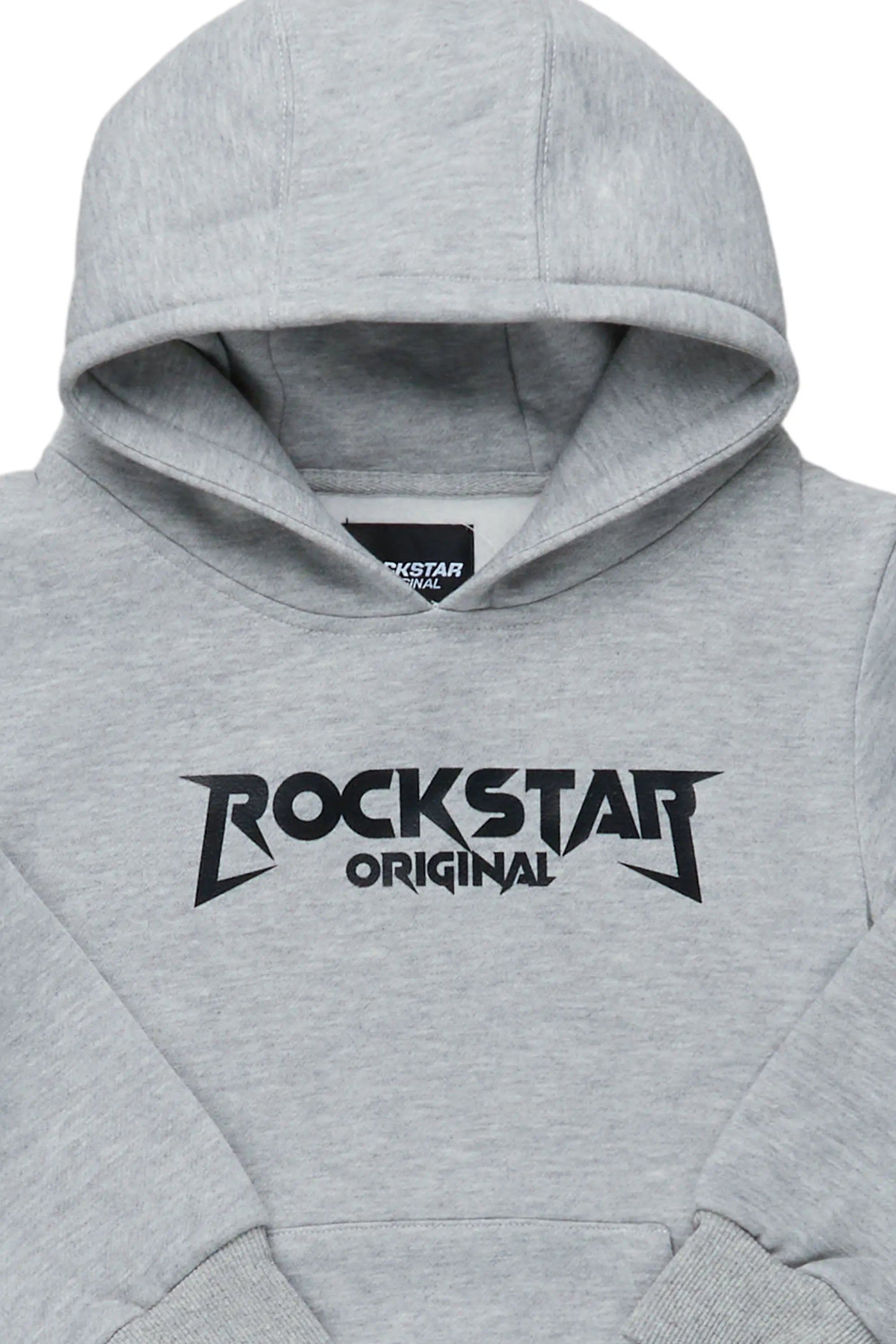 Boys Roman Grey Graphic Hoodie