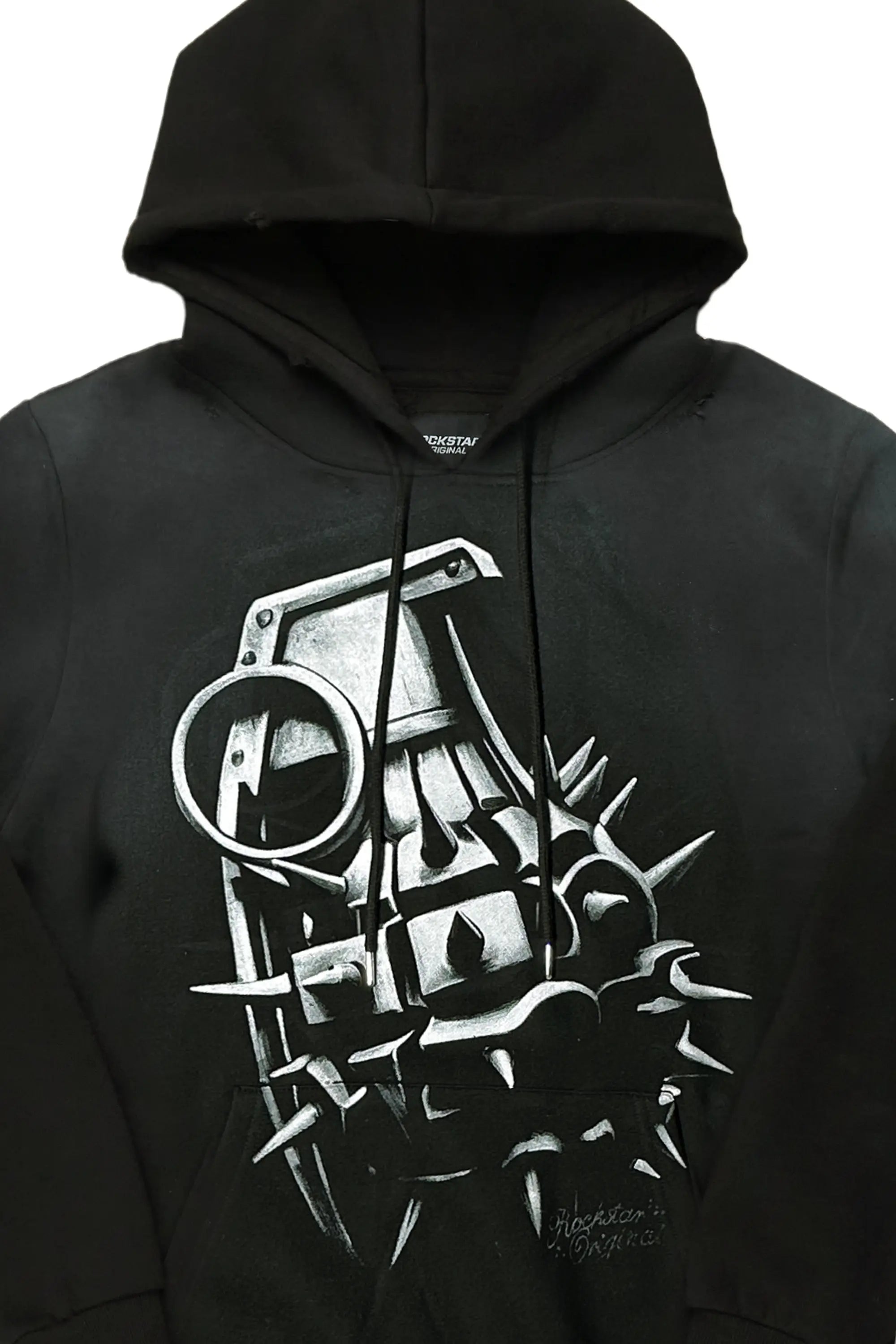 Mad Black Graphic Hoodie