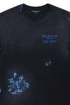 Farrell Black/Blue Graphic Oversized T-Shirt