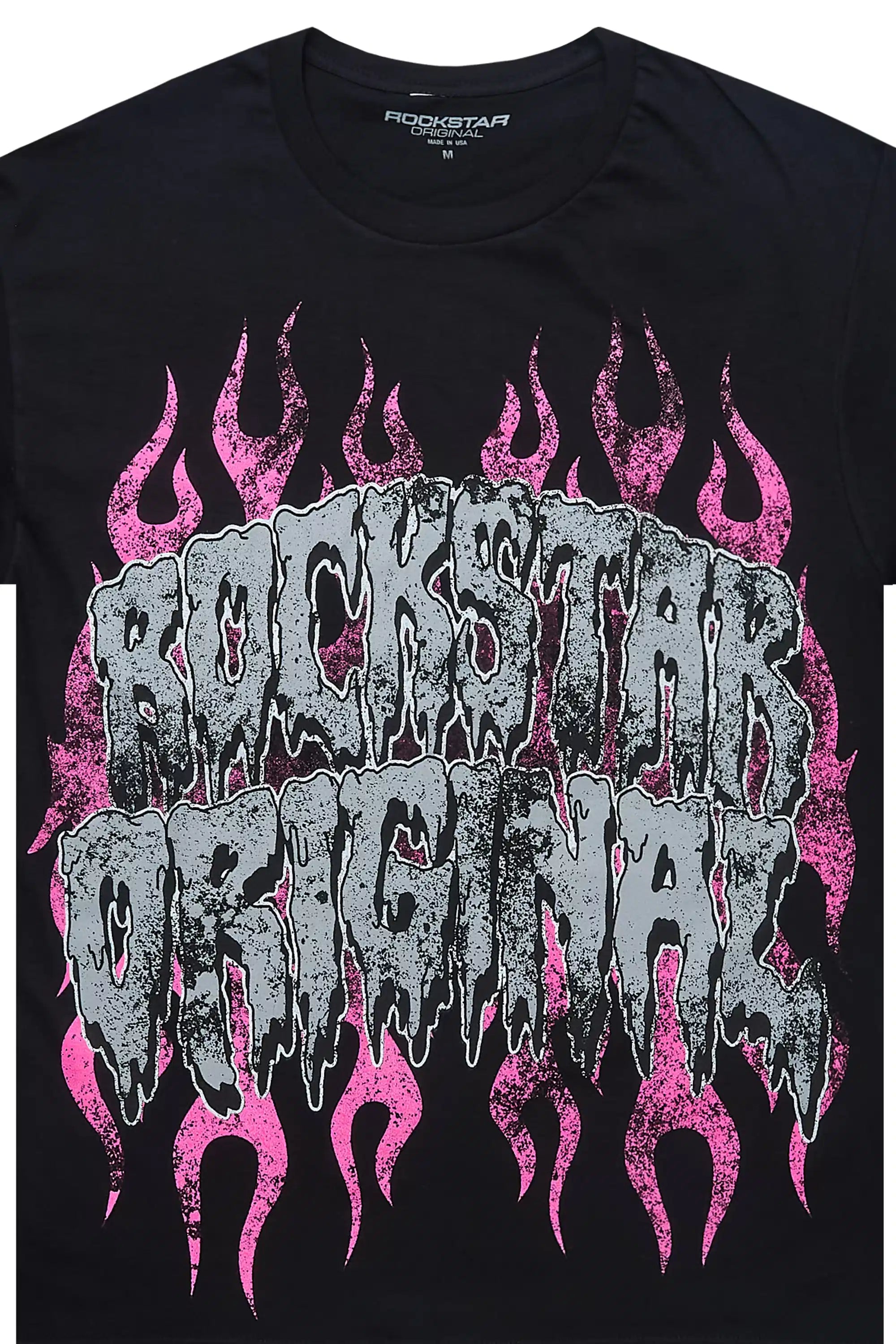 Trinia Black Oversized T-Shirt