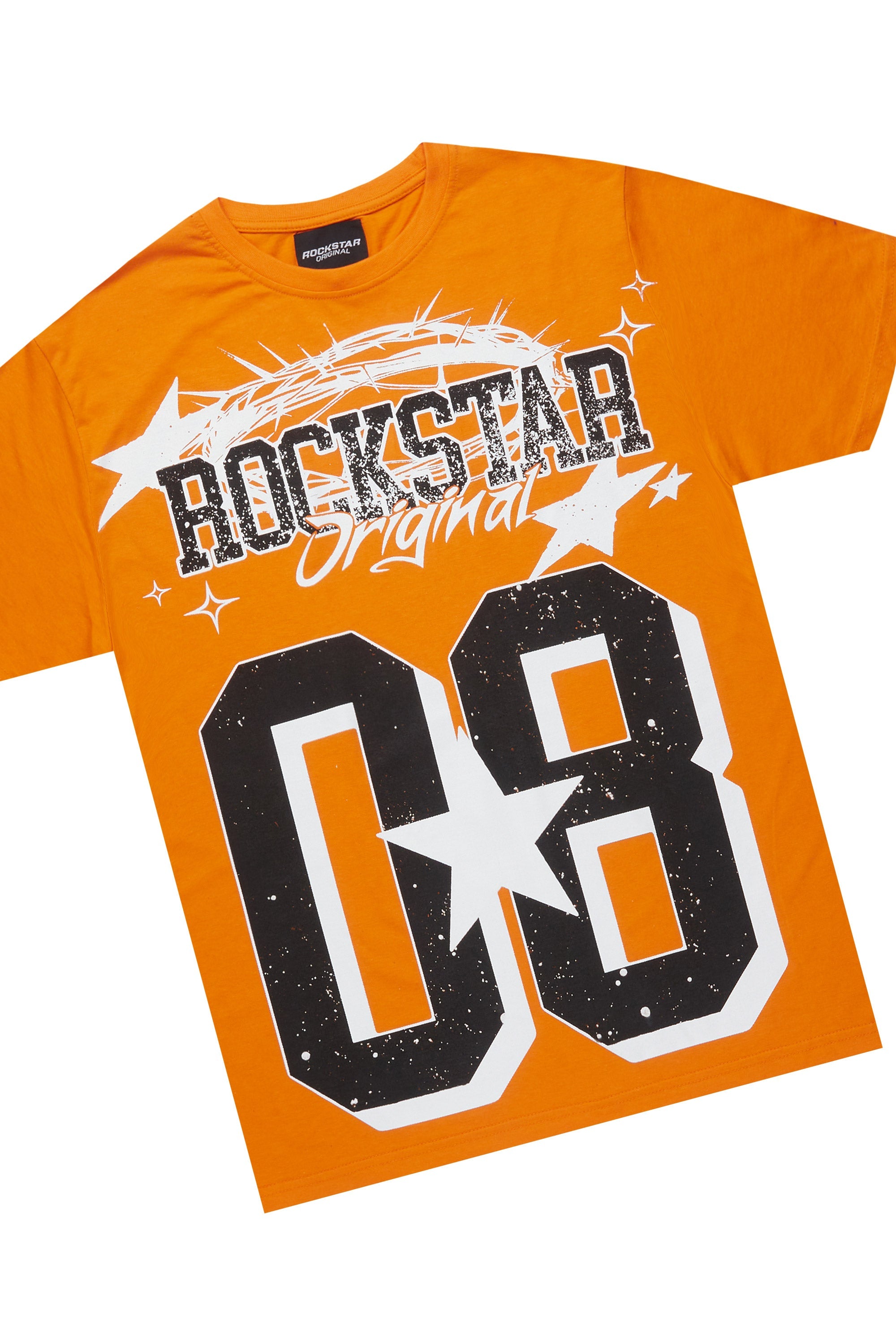 Allstar Orange/Black T-Shirt Short Set
