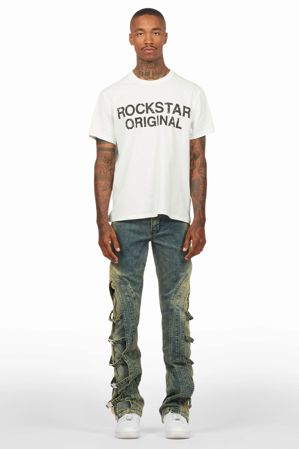 Attila Tint Stacked Flare Jean