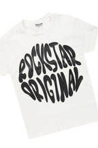 Boys Thierry White T-Shirt/Stacked Flare Jean Set