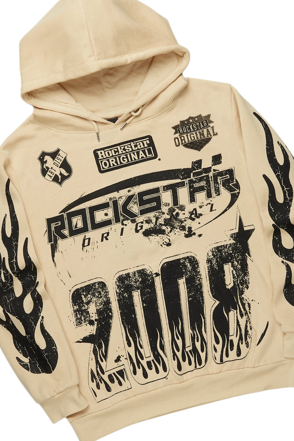 Amos Beige Hoodie/Baggy Track Pant Set