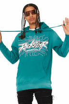 Race Teal Graphic Hoodie