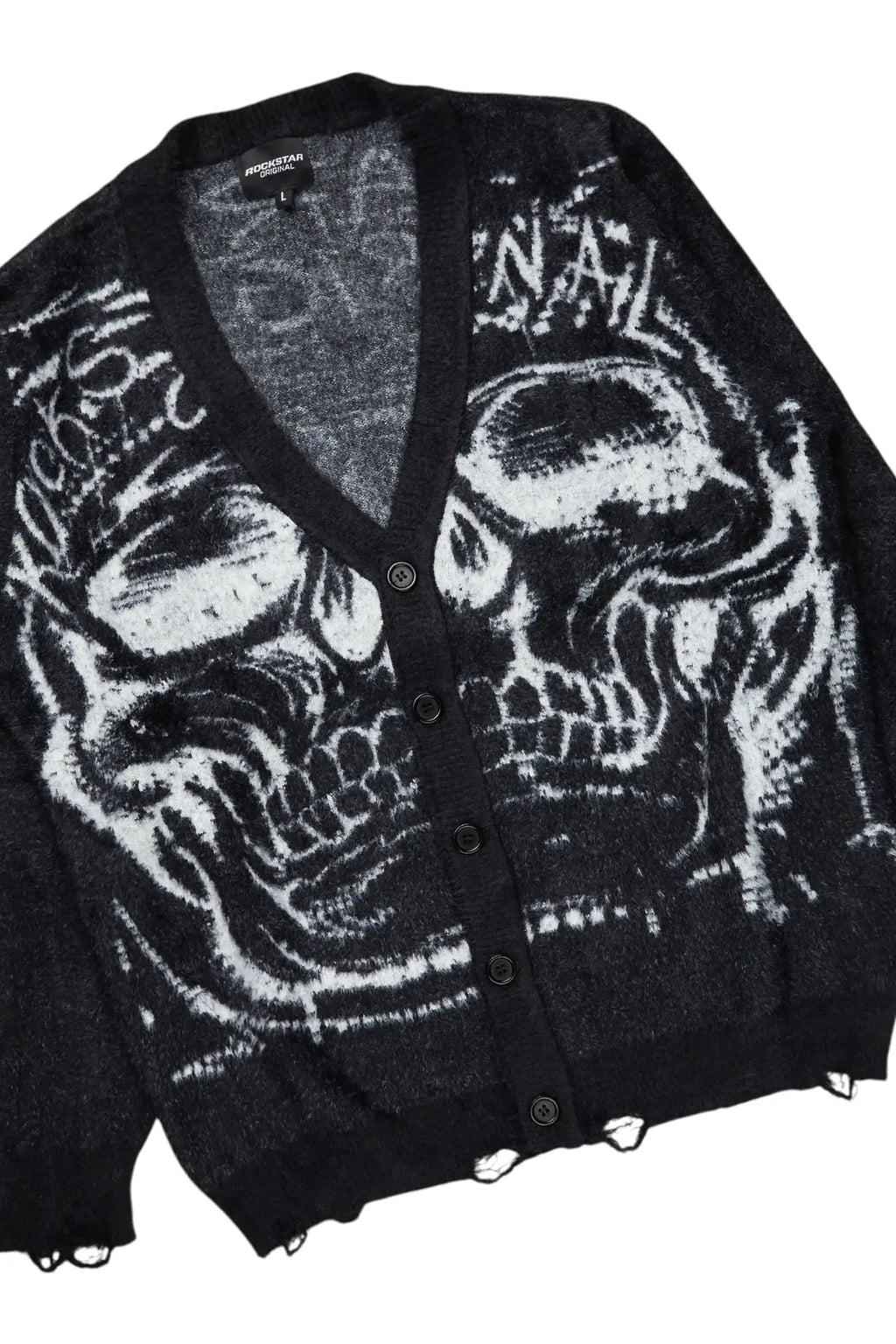 Bernhard Black Knit Sweater/Stacked Flare Jean Bundle