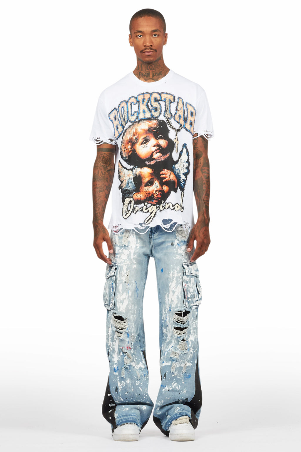 Dallin Blue Painter Baggy Cargo Jean