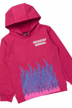 Girls Roen Fuchsia/Lavender Stacked Flare Track Set