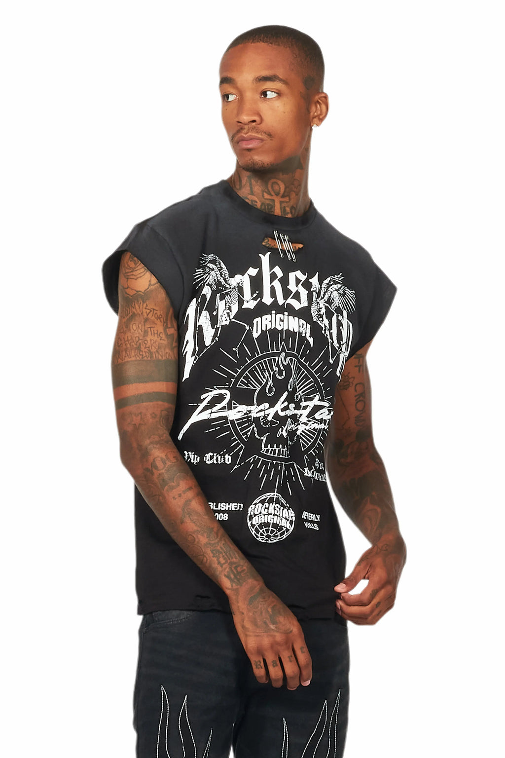 Tylla Black Graphic T-Shirt