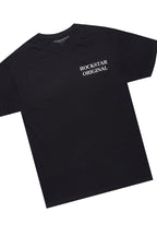 Drako Black/White Oversized Graphic T-Shirt/Dag Stacked Flare Jean Set