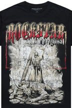 Renzo Black/Red Oversized Graphic T-Shirt