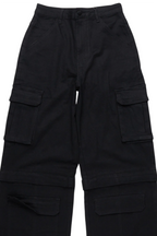 Precious Black Baggy Stacked Jean