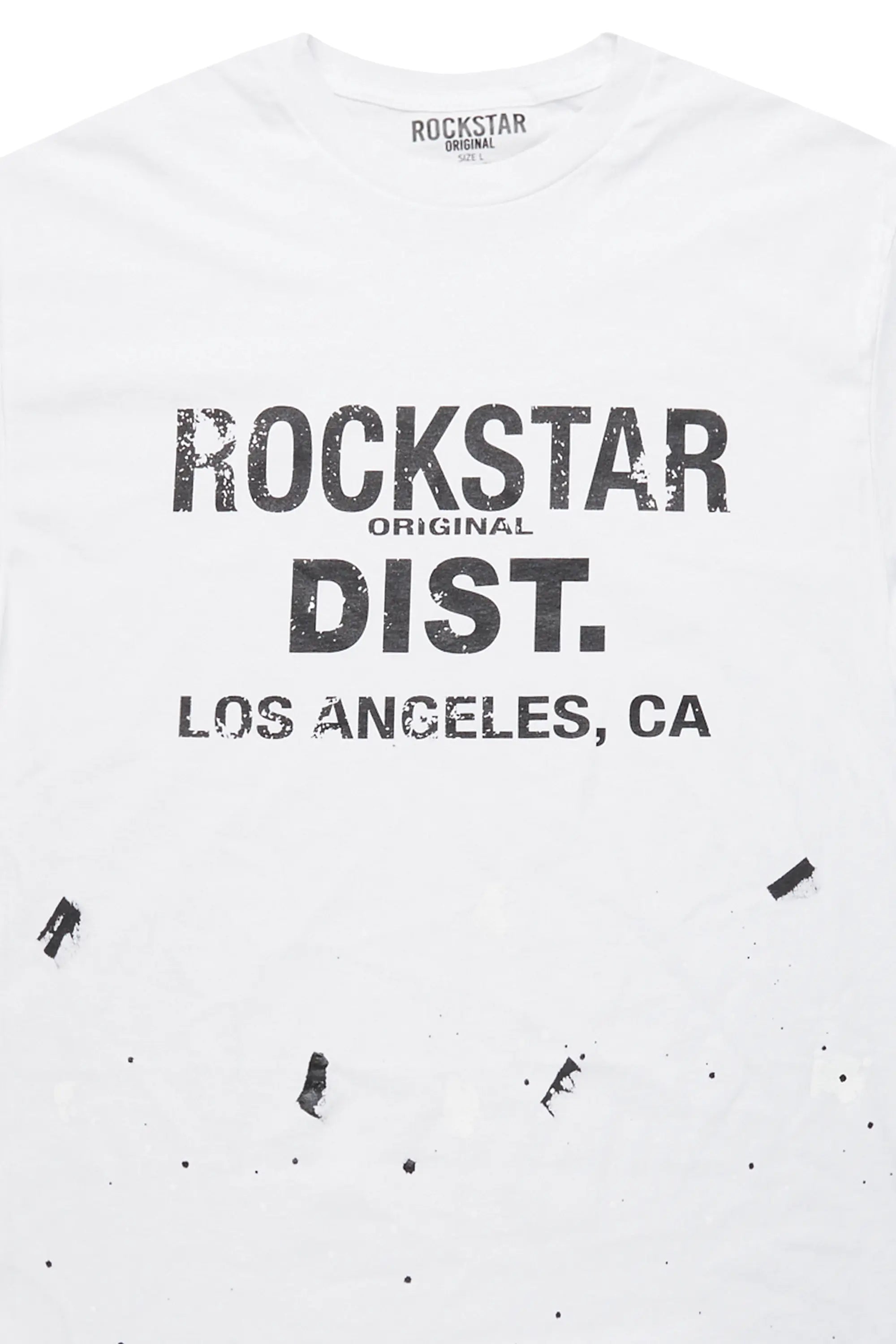 Scottie White Graphic T-Shirt