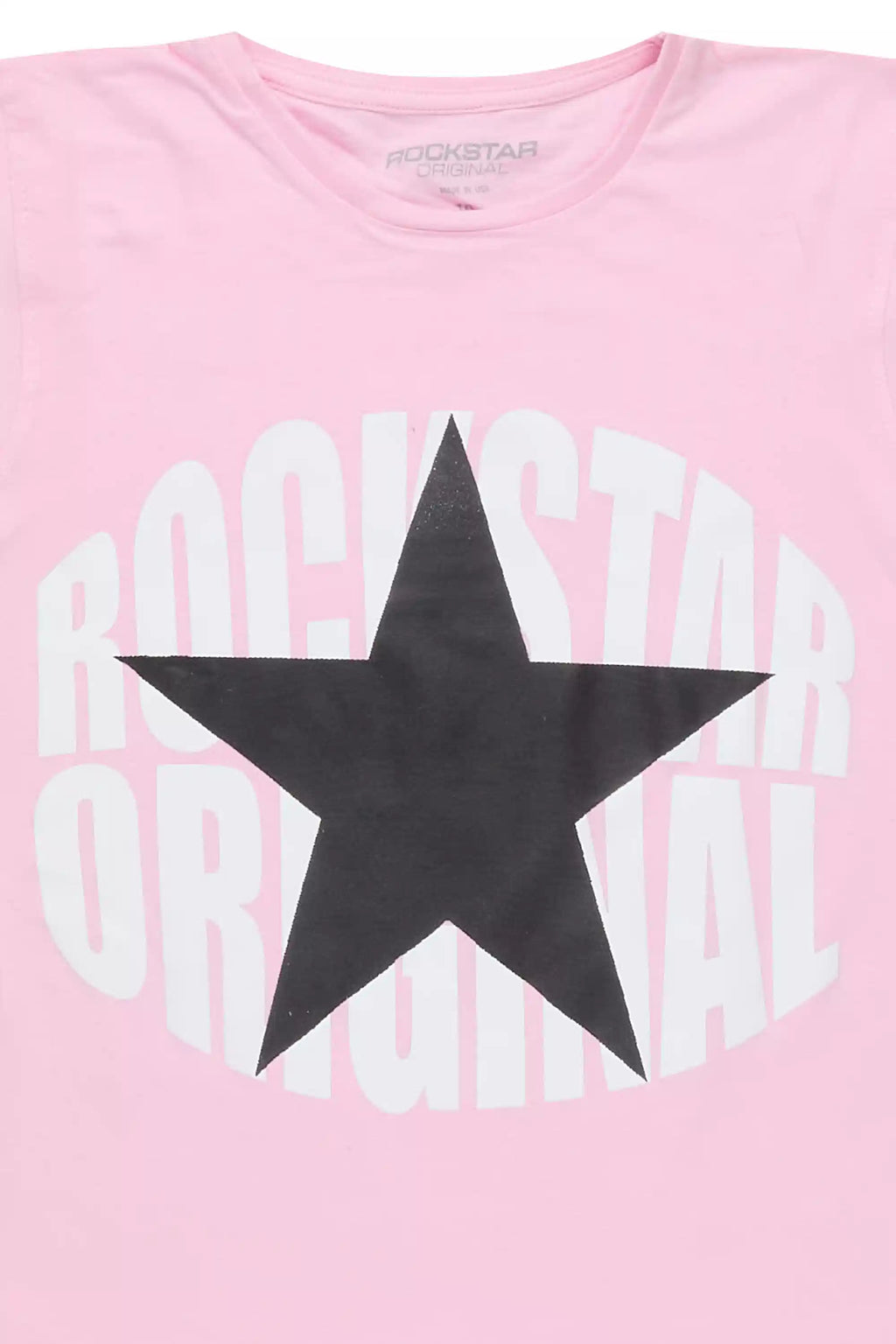 Girls Mia 2.0 Pink/Pink Graphic T-Shirt