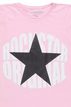 Girls Mia 2.0 Pink/Pink Graphic T-Shirt