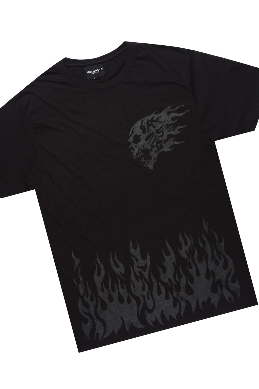 Bubble Black T-Shirt/Raw Edge Short Set