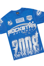 Amos Royal Blue/White T-Shirt Short Set