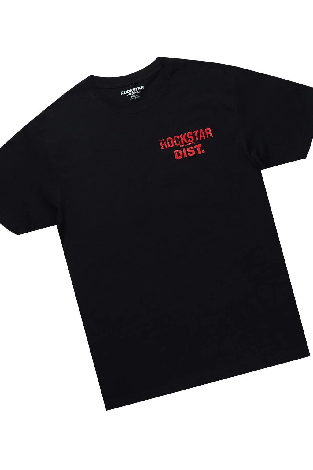 Akos Black/Red Tint T-Shirt/Denim Short Set