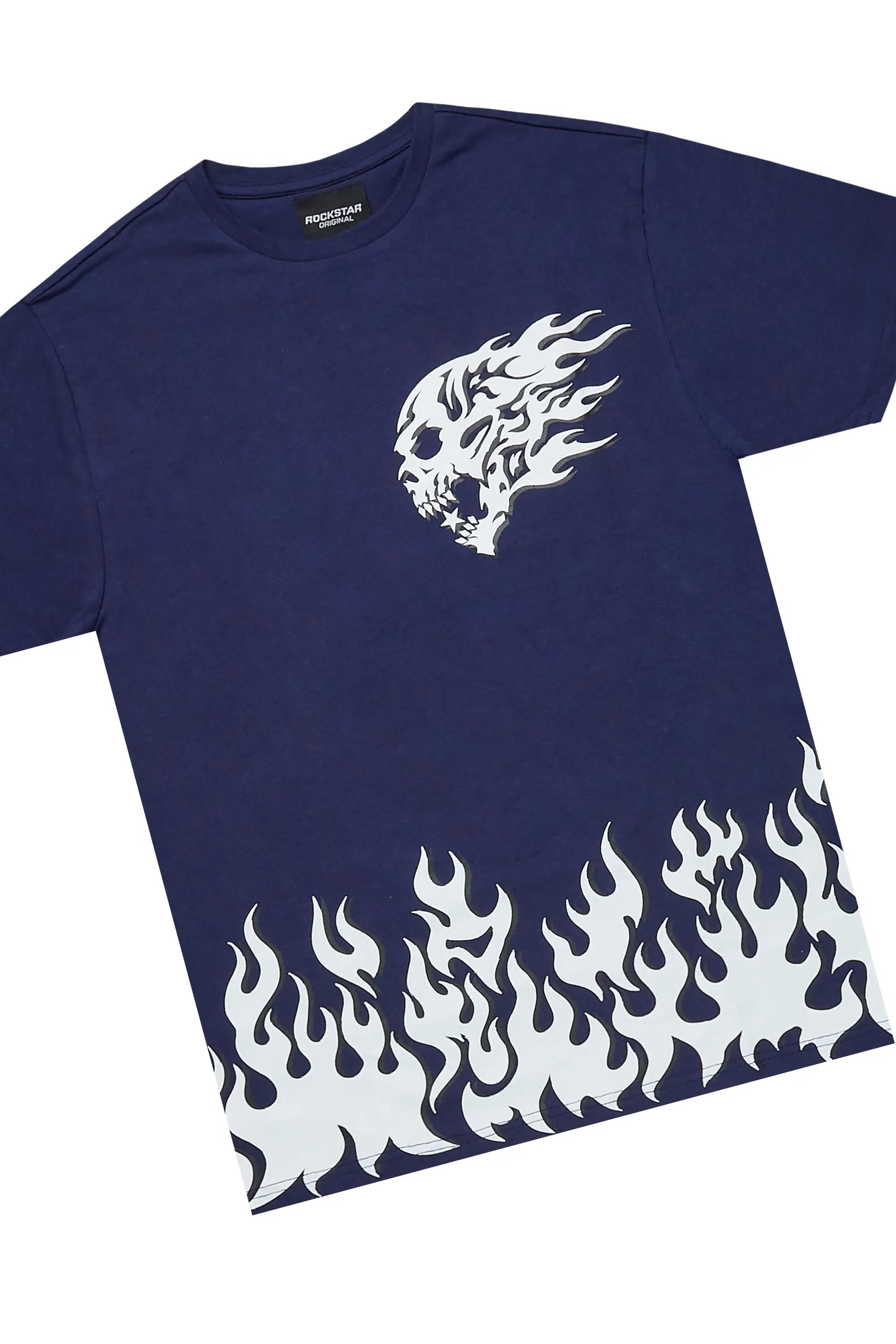 Bubble Navy T-Shirt/Short Set