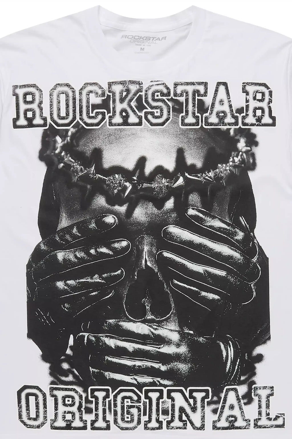 Eden White Oversized Graphic T-Shirt