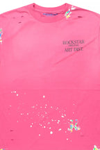 Palmer 2.0 Fuchsia Oversized Graphic T-Shirt