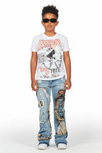 Boys Yanis Blue Baggy Fit Jean