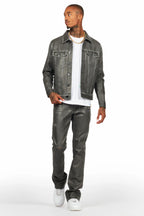 Deco Black PU Jacket