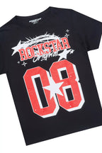 Boys All Star Black T-Shirt/Denim Short Set