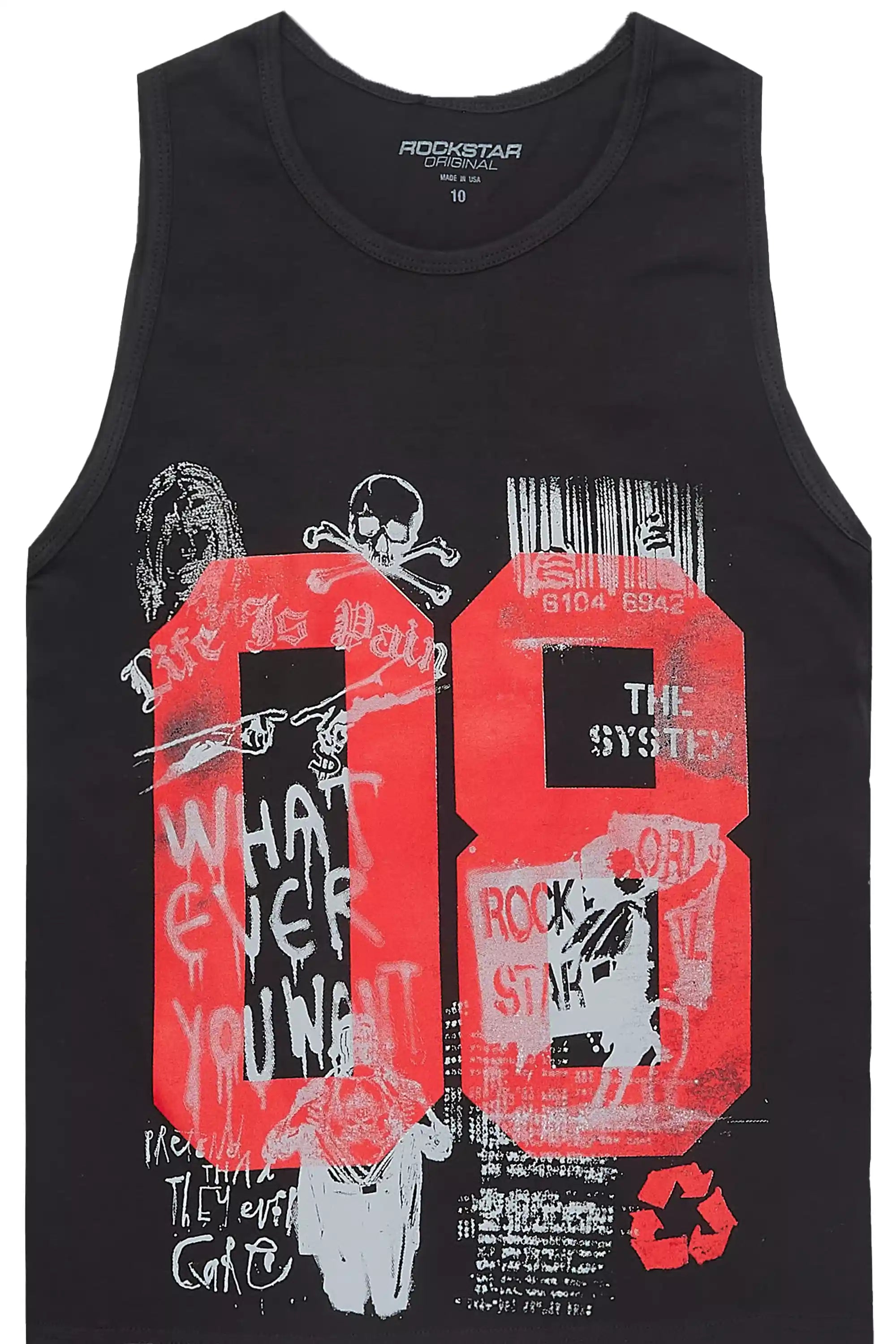 Boys Beau Black Tank Top