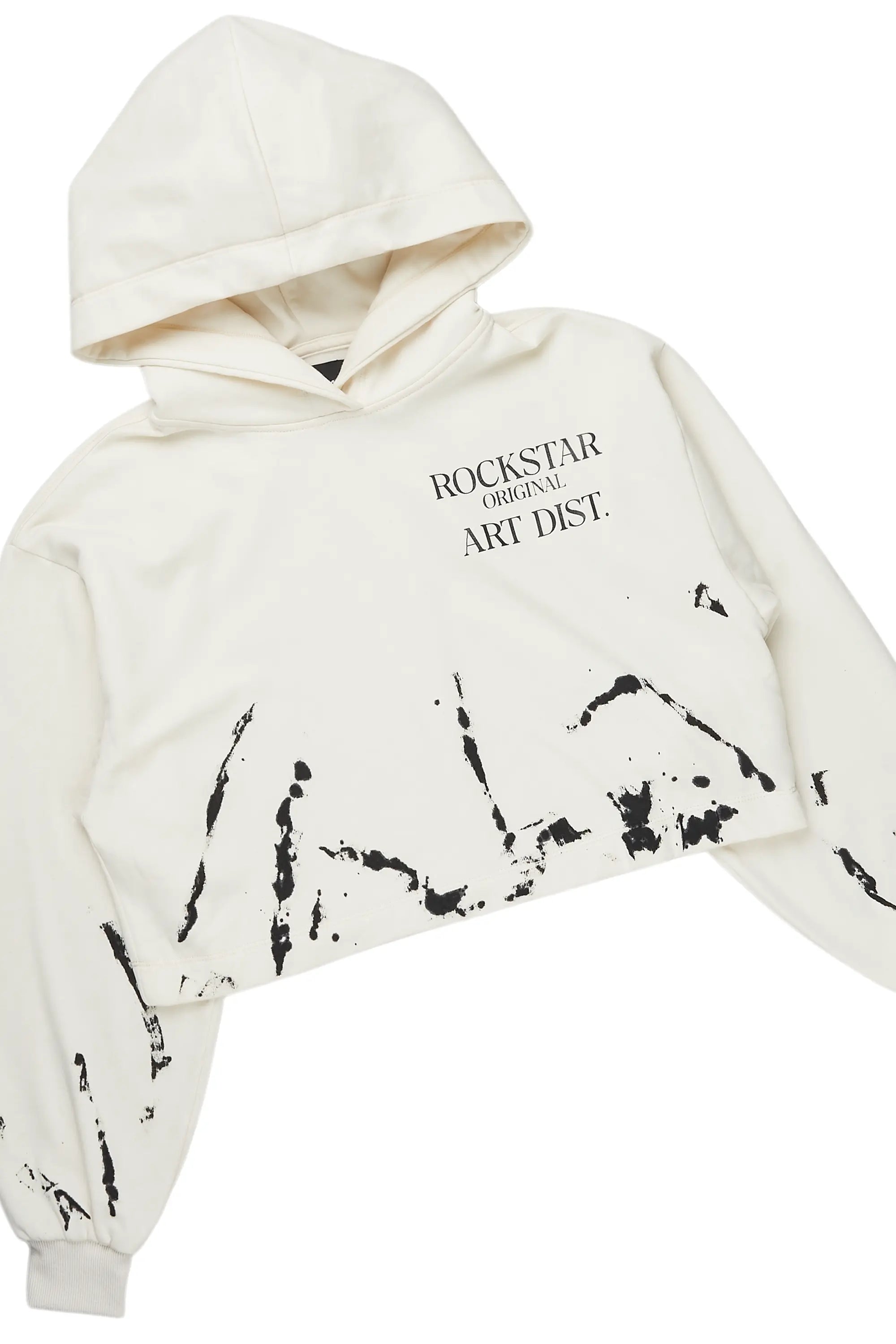 Marteona Beige/Camel Hoodie/Super Stacked Jean Set