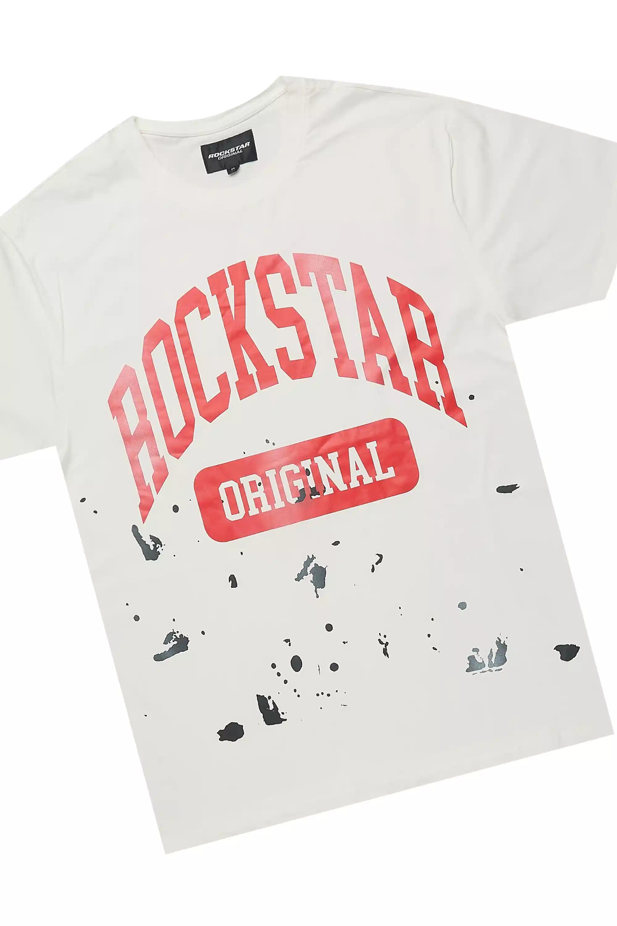 Rainer Red T-Shirt/Stacked Flare Track Set