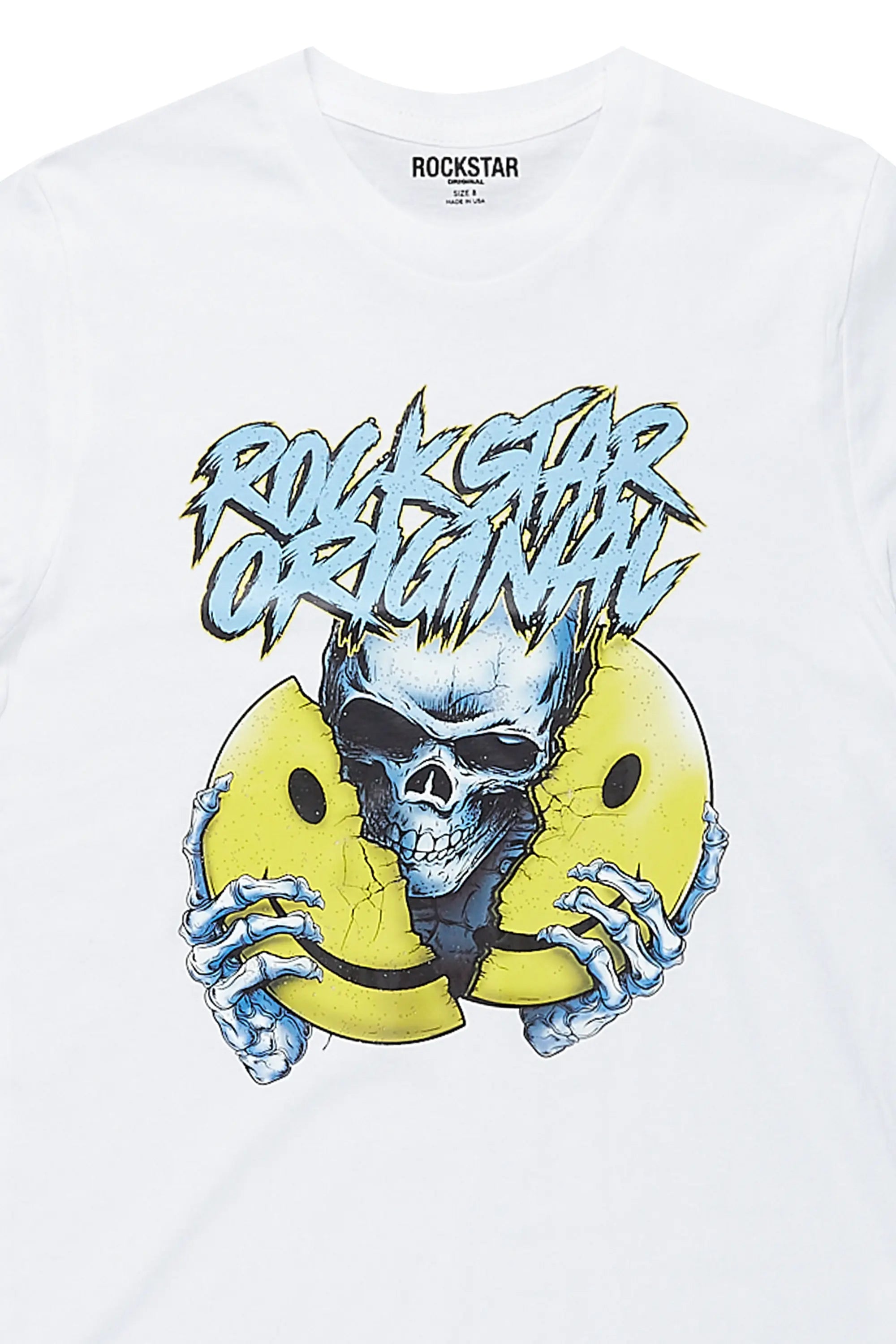 Boys Kai White Graphic T-Shirt