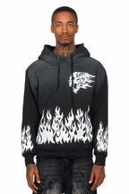 Bubble Black Graphic Hoodie