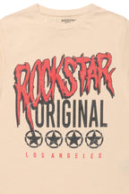 Boys Wizzurd Vintage Sand Graphic T-Shirt