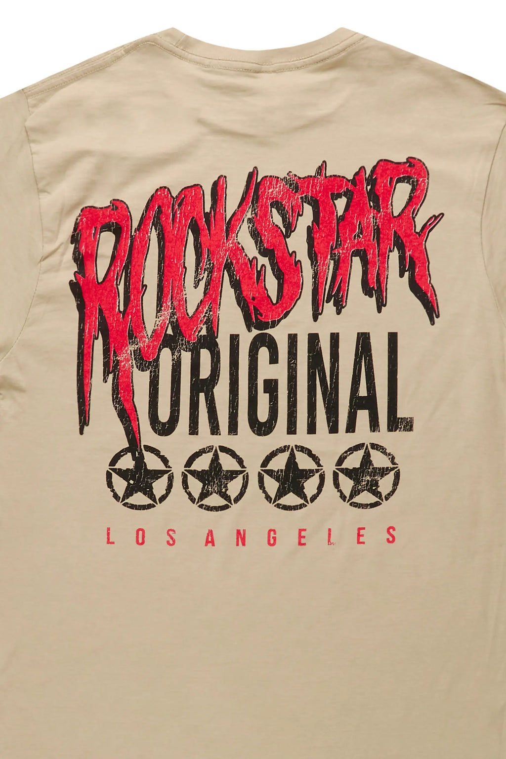 Wizzurd Beige Graphic T-Shirt