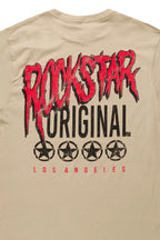 Wizzurd Beige Graphic T-Shirt