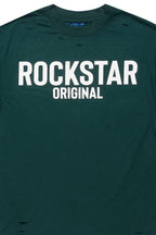 Sana 2.0 Dark Green/White Oversized Graphic T-Shirt