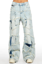 Shae Light Wash Baggy Jean