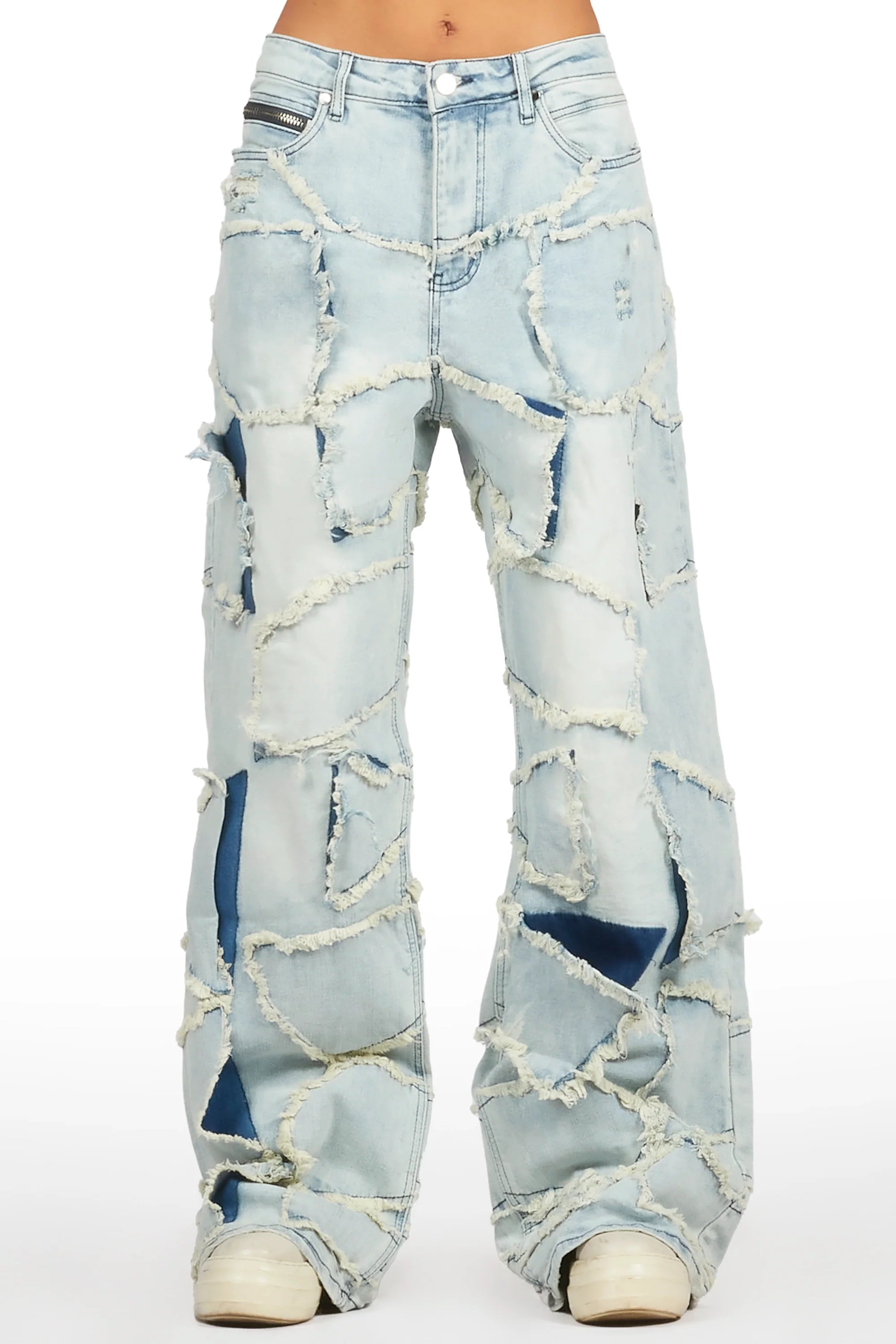 Shae Light Wash Baggy Jean