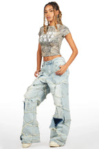 Shae Light Wash Baggy Jean