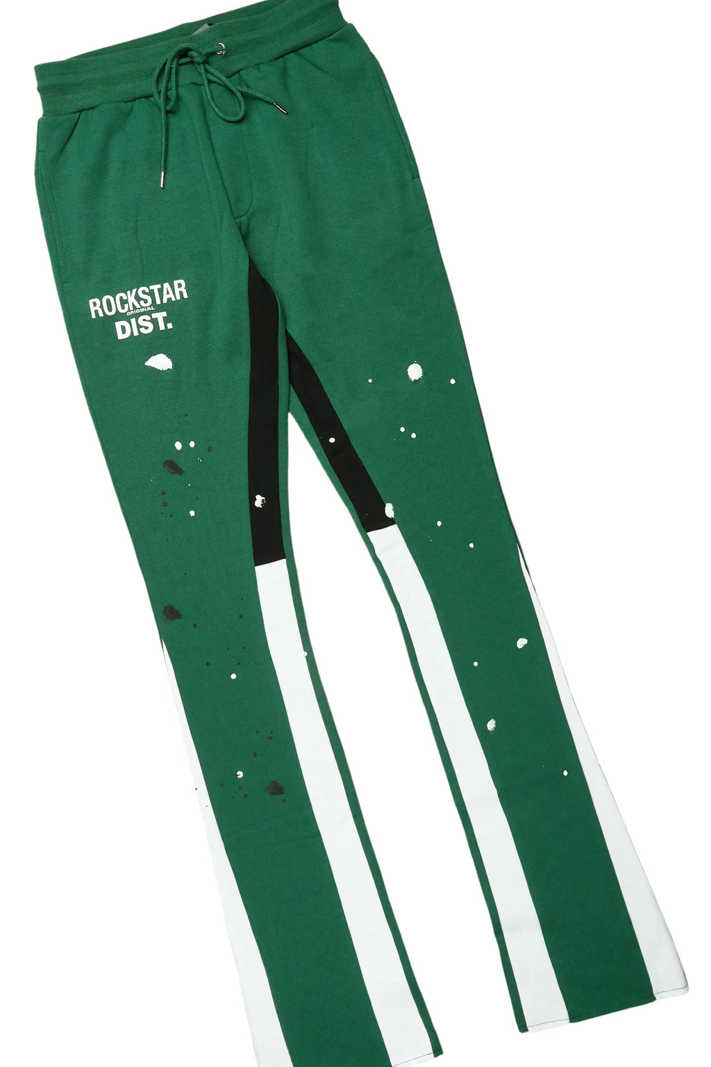 Jaco Green Hoodie Stacked Flare Pant Track Set