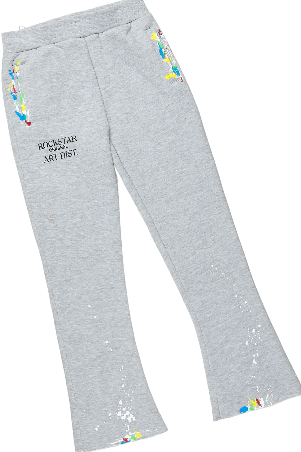 Girls Artie Grey Hoodie Stacked Flare Track Set