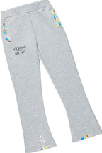 Girls Artie Grey Hoodie Stacked Flare Track Set