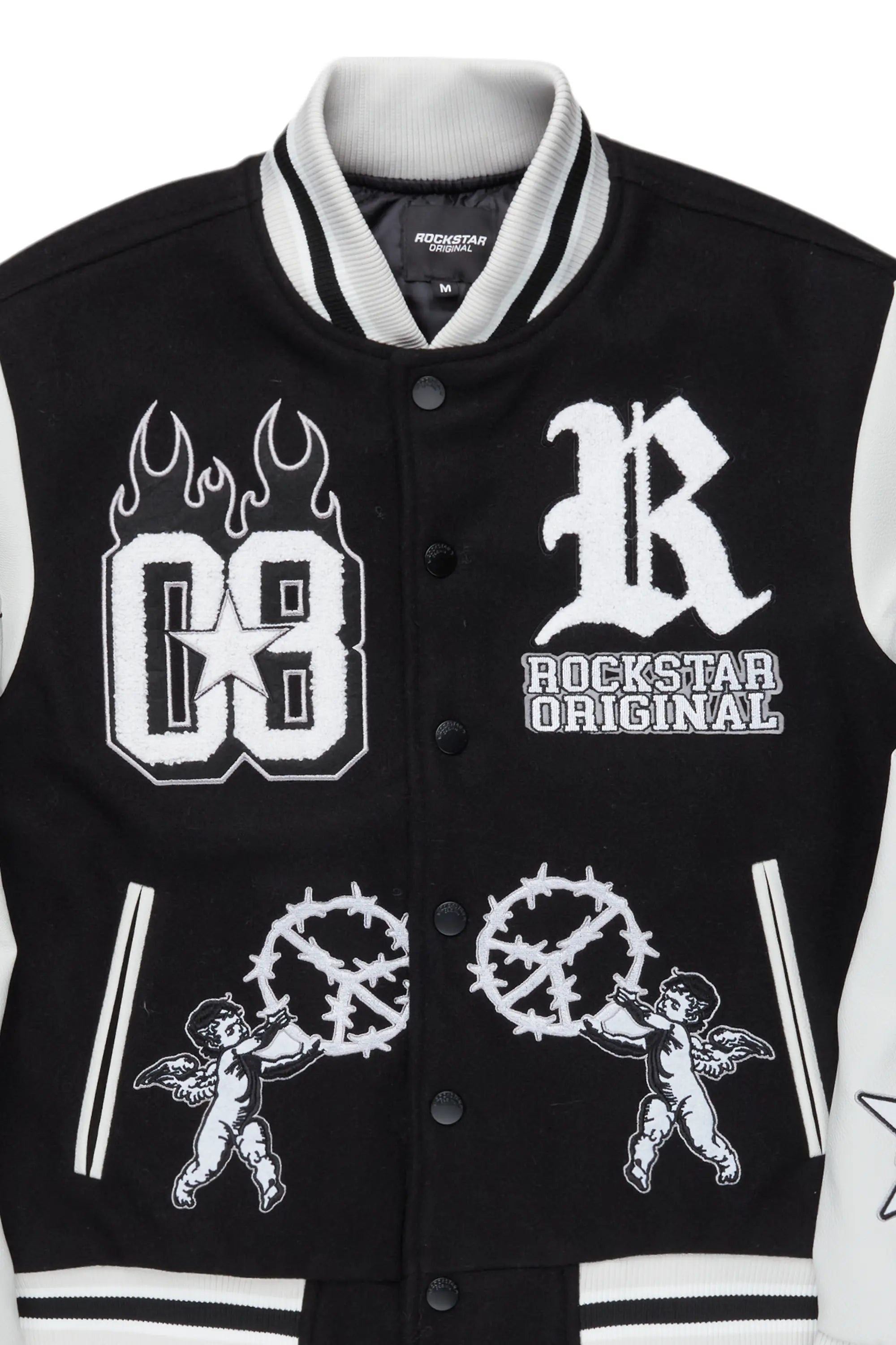Rune Black Varsity Jacket