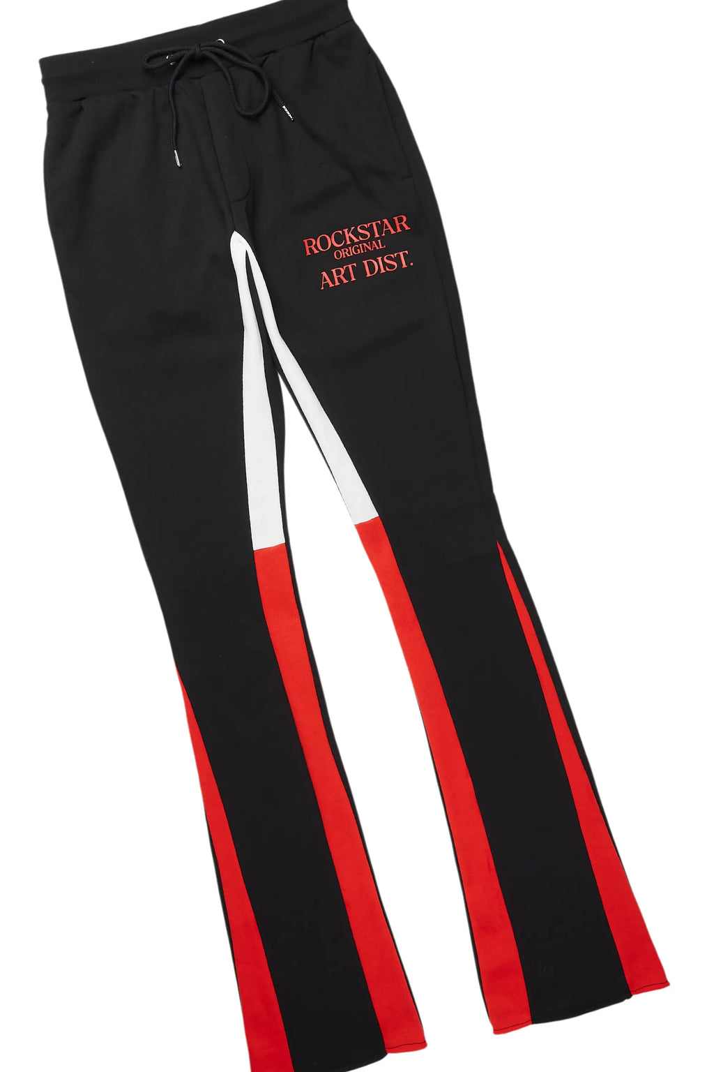 Briggs Black/Red Hoodie/Stacked Flare Track Set