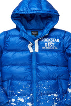 Art Dist. Royal Blue Puffer Jacket
