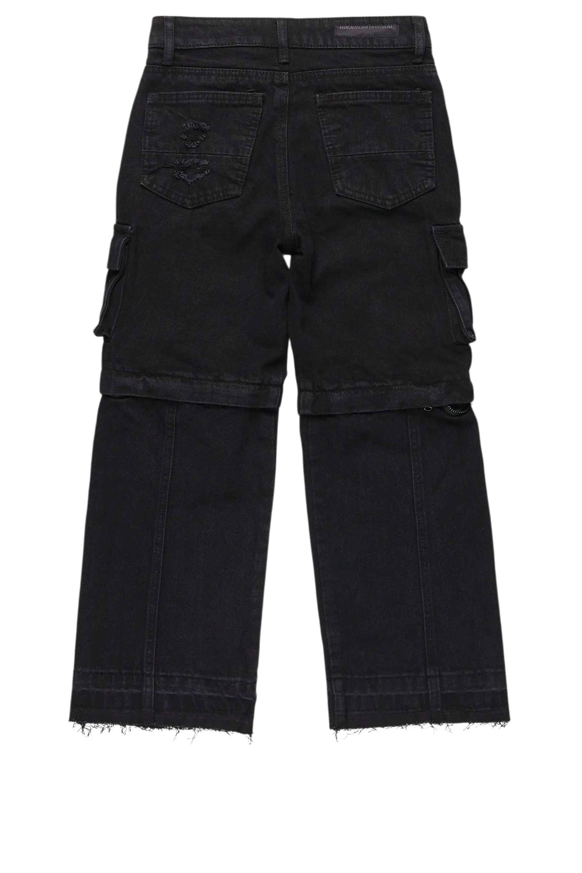 Boys Rupert Black Baggy Fit Jean