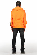 Vadim Black Patchwork Stacked Flare Jean