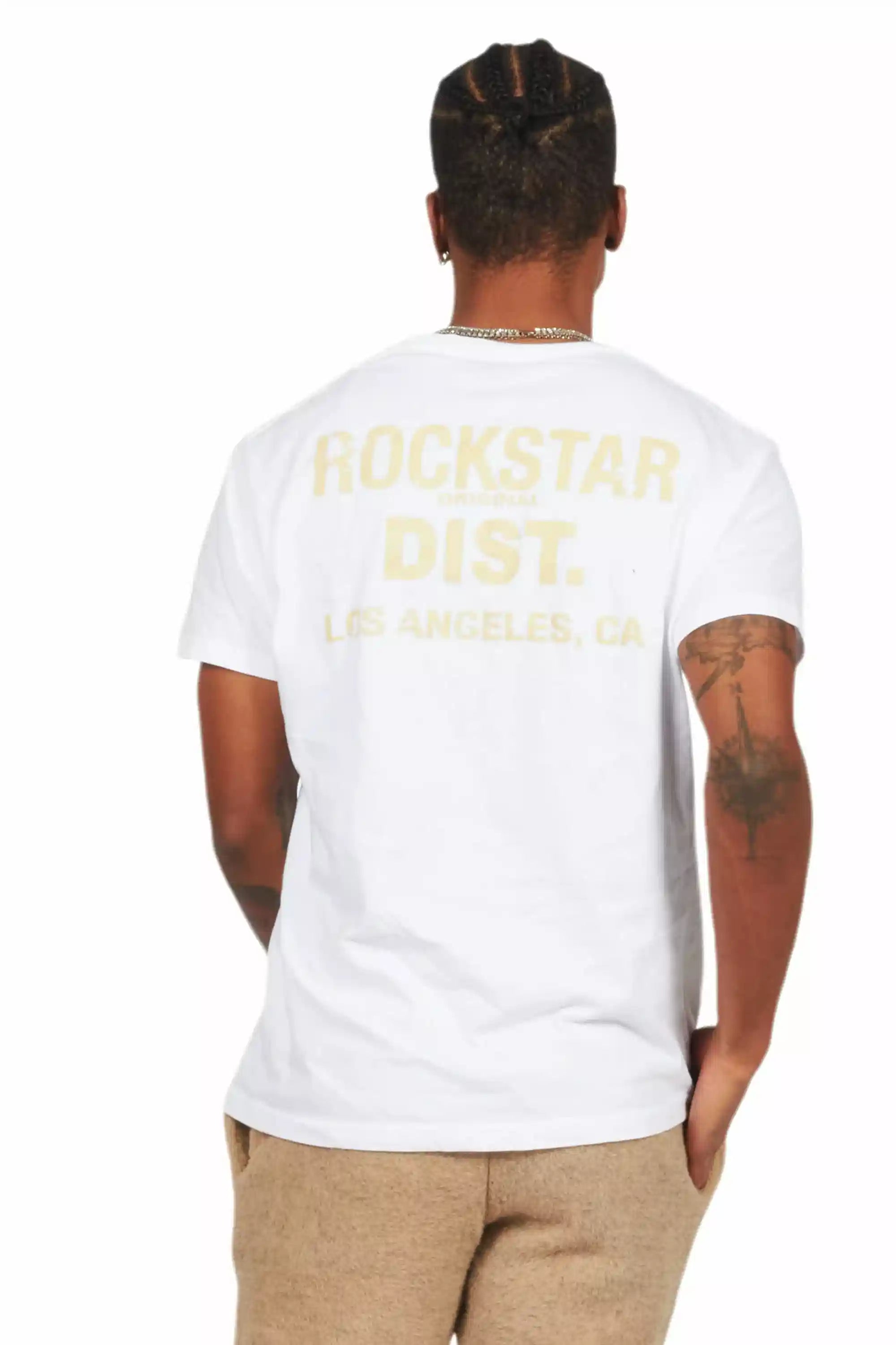 Lake White/Beige Graphic T-Shirt