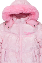 Girls Moncia Pink Puffer Jacket